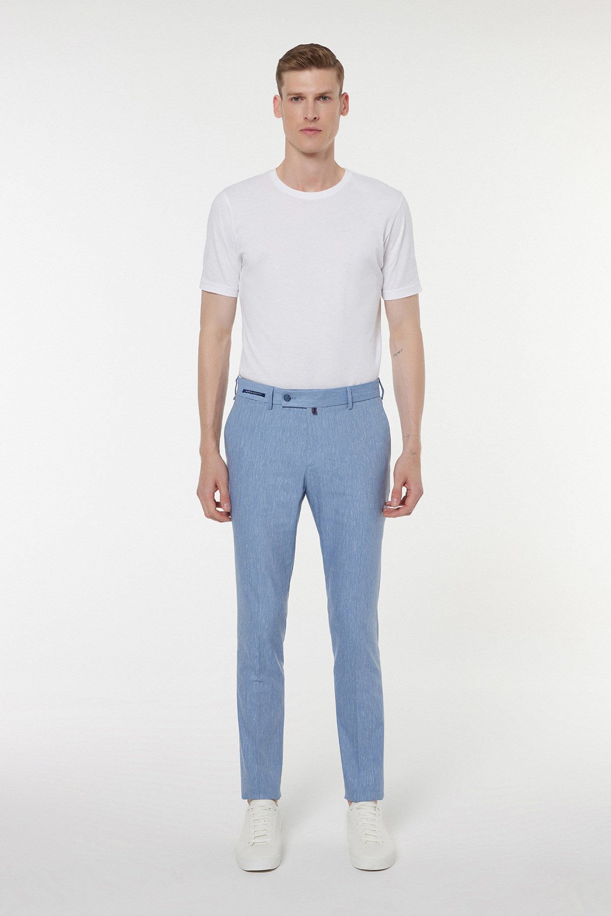 Blue Fabric Trousers 2851-2