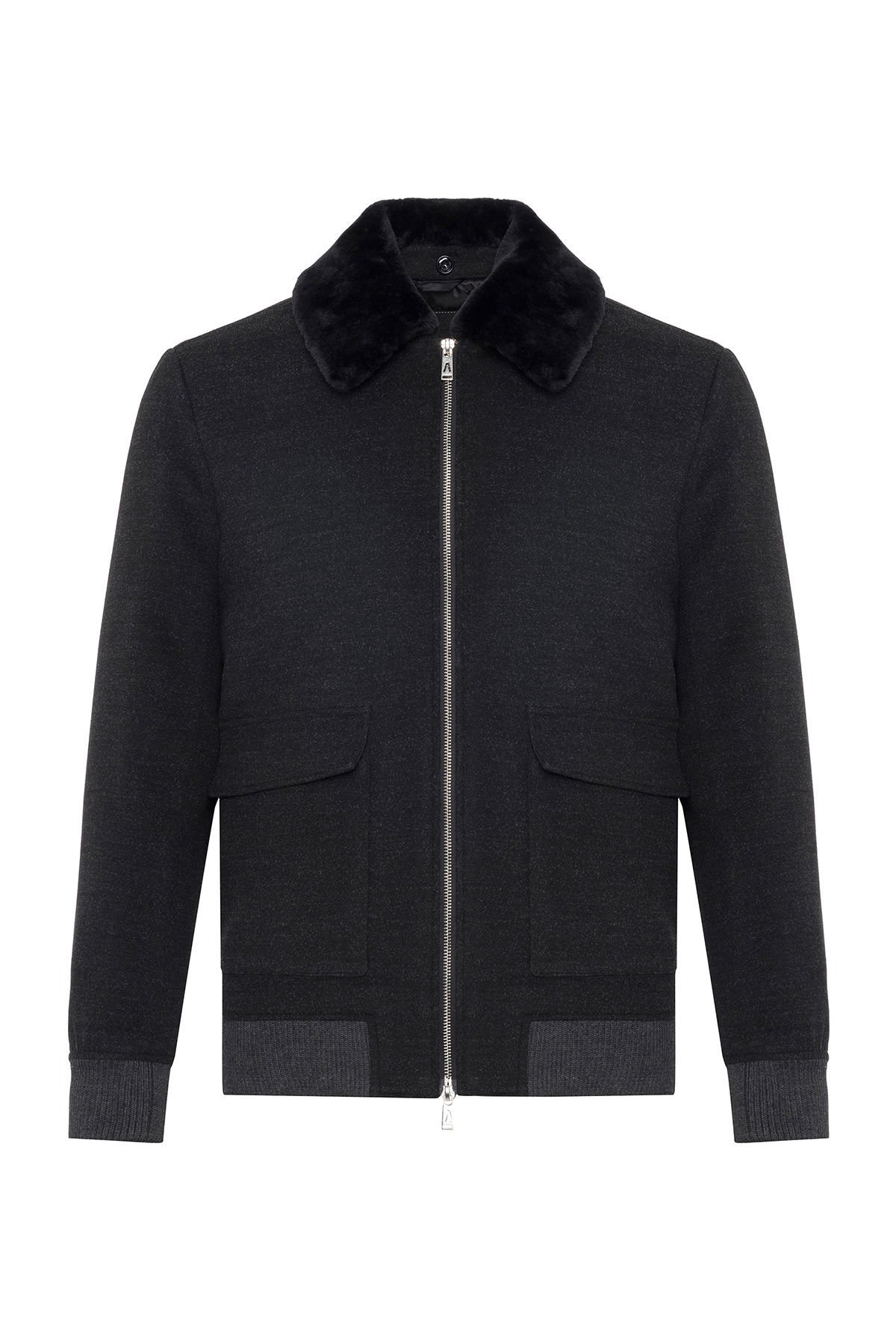 Andrea Nicolotti Gri Kaşmir Mont M18-2