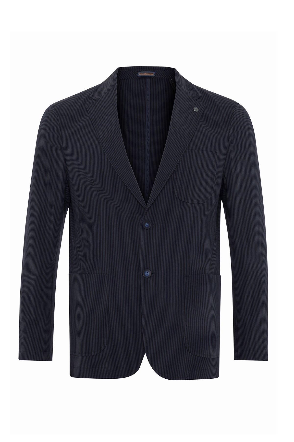 Erkek Kareli Regular Fit Yazlık Ceket