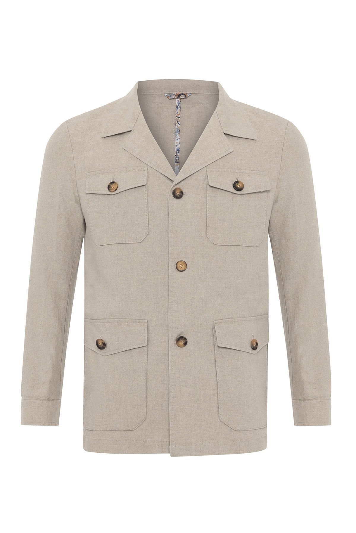 Andrea Nicolotti Bej Safari Yazlık Ceket C29