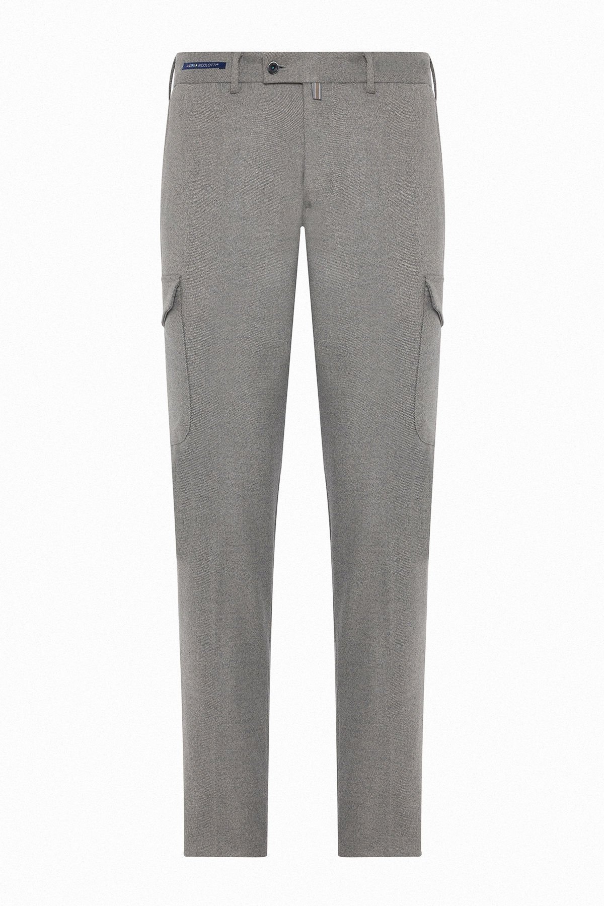 Gray Fabric Pants 885-2