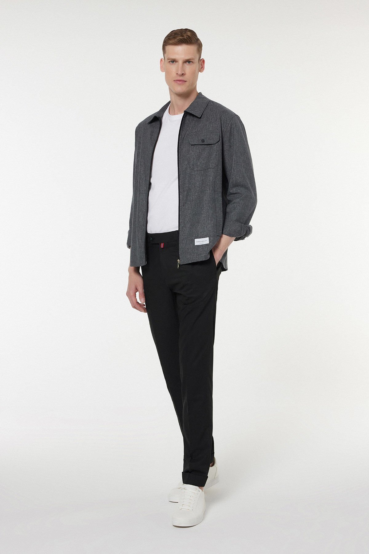 Smoked Zippered Shirt M12-4A