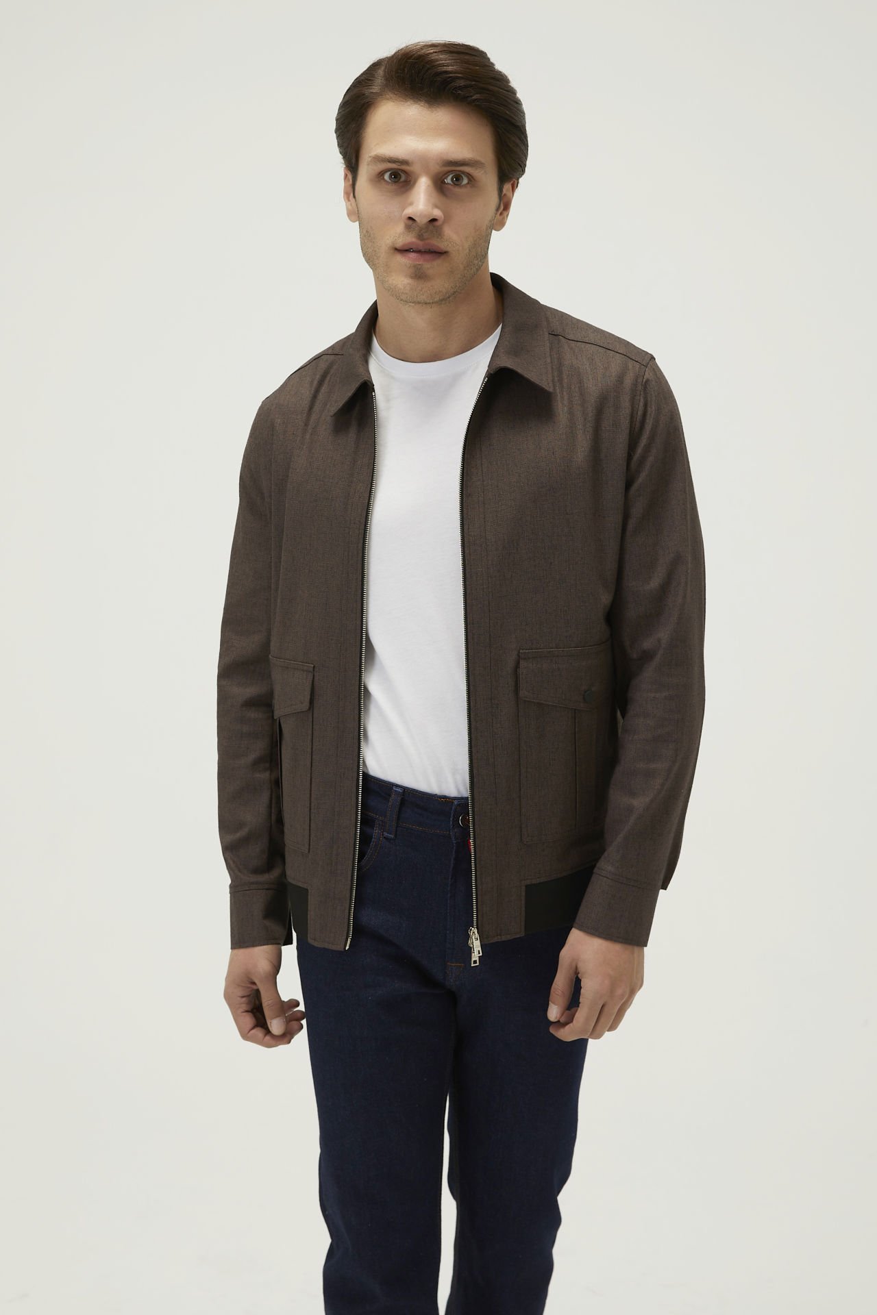  Brown Seasonal Coat M09-5