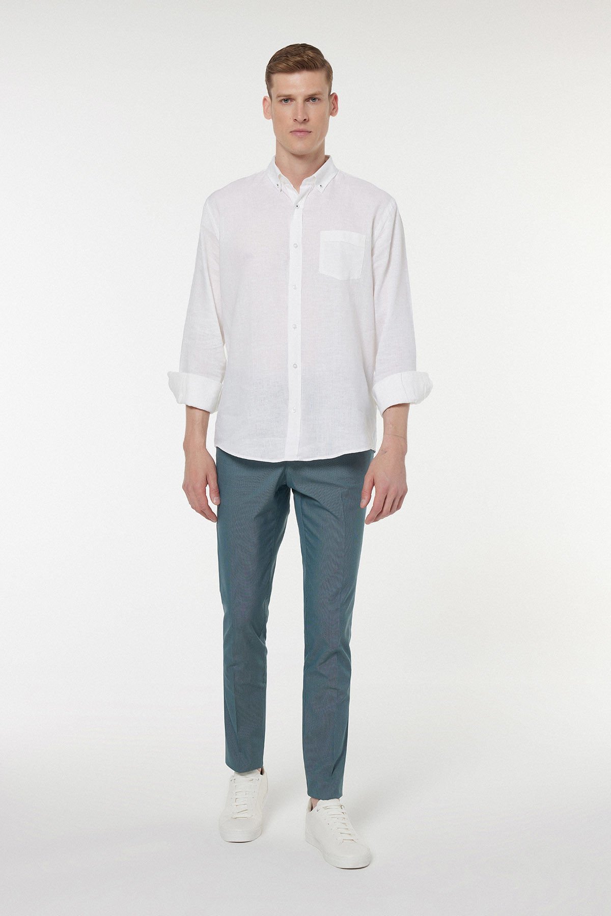 White Linen Shirt 271-1