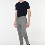 Erkek Gri Rengi Esnek Kumaş Pantolon