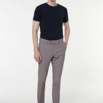 Erkek Açık Kahve Rengi Esnek Kumaş Pantolon