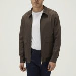 Prestijli Keten Karışımlı Regular Fit Kahverengi Mevsimlik Ceket