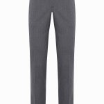 Açık Gri Balıksırtı Regular Fit Esnek Erkek Pantolon