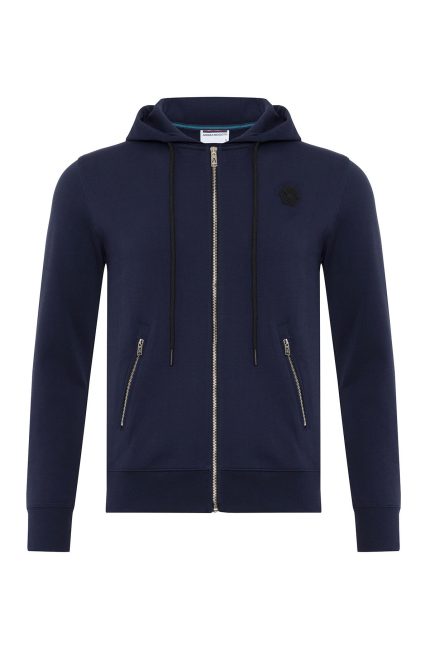 Andrea Nicolotti Lacivert Kapüşonlu Eşofman Takımı E62-1