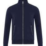 Andrea Nicolotti Lacivert Deri Detaylı Eşofman Takımı E66-1