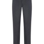 Erkek Gri Flanel Lastikli Bağcıklı Esnek Pantolon